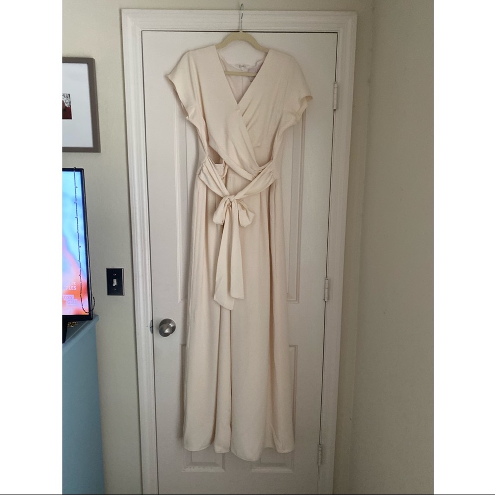 Cream Gal Meets Glam Jumpsuit